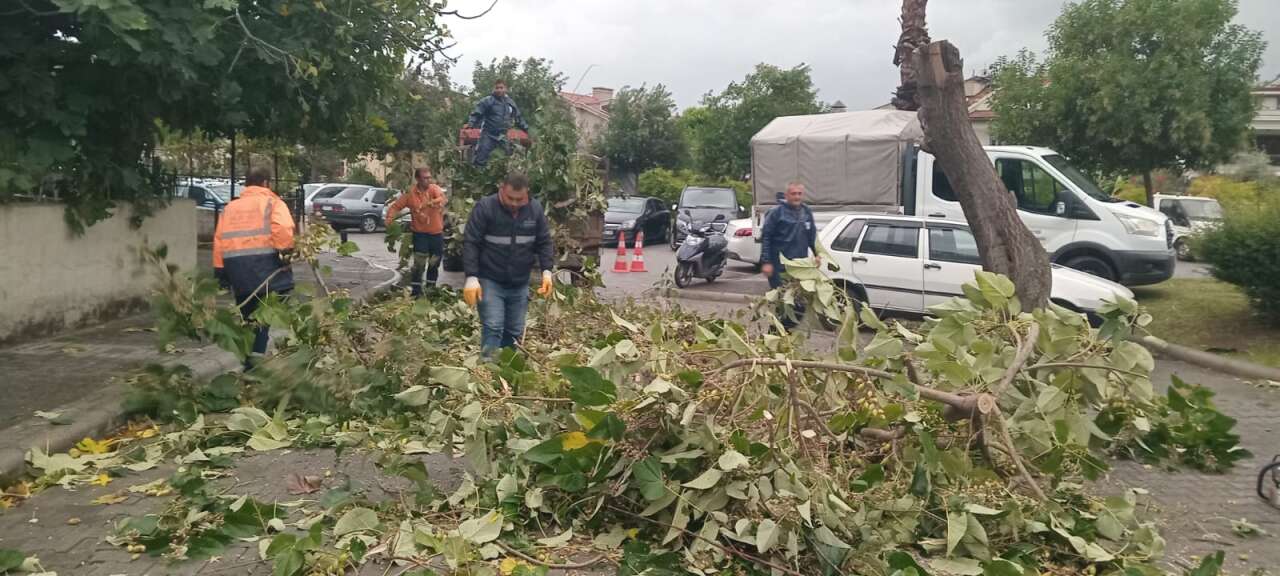 Marmaris’te Fırtına ve Sağanak Yaşamı Olumsuz Etkiledi 3